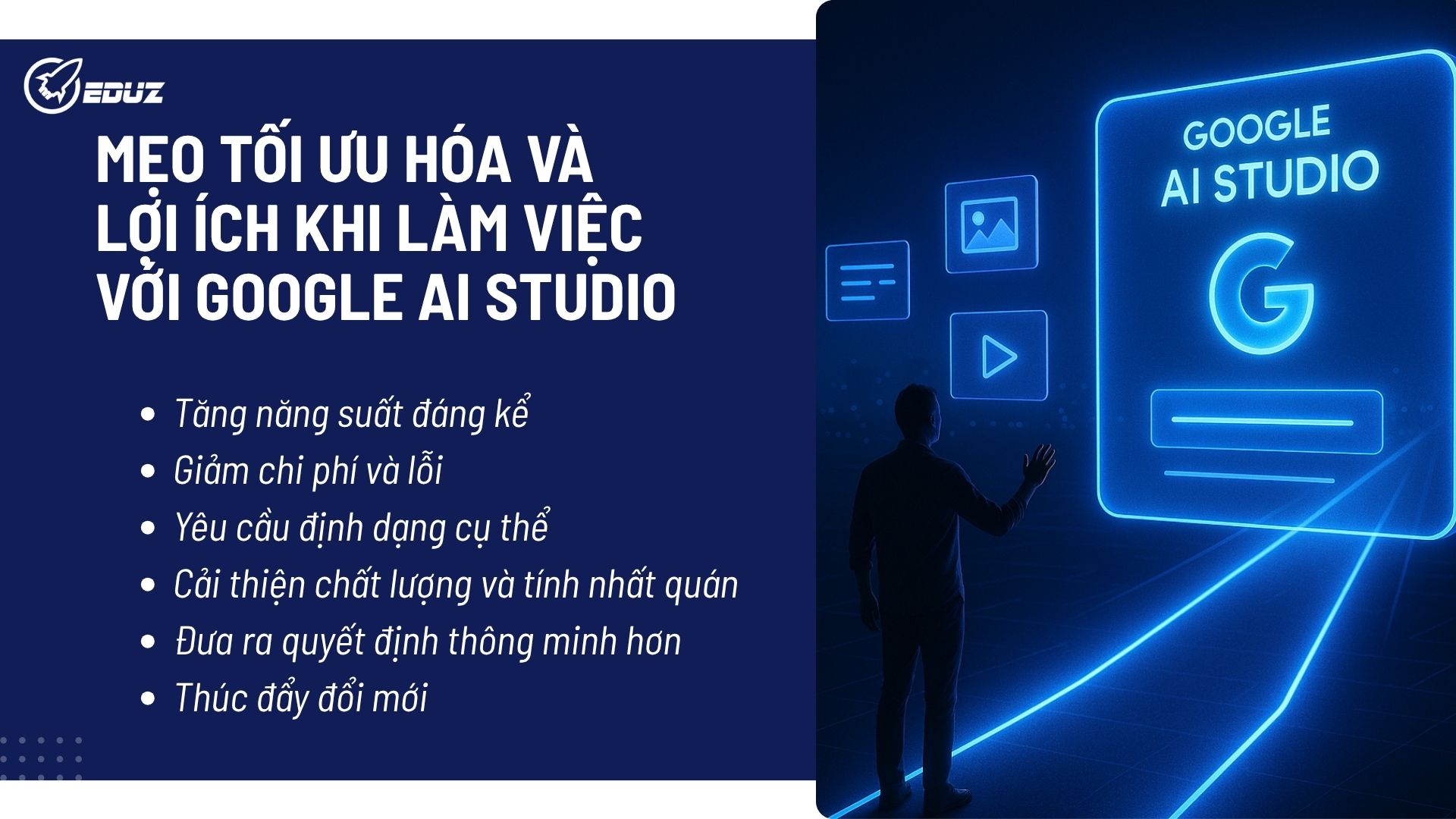 Mẹo tối ưu hóa và lợi ích khi làm việc với Google AI Studio