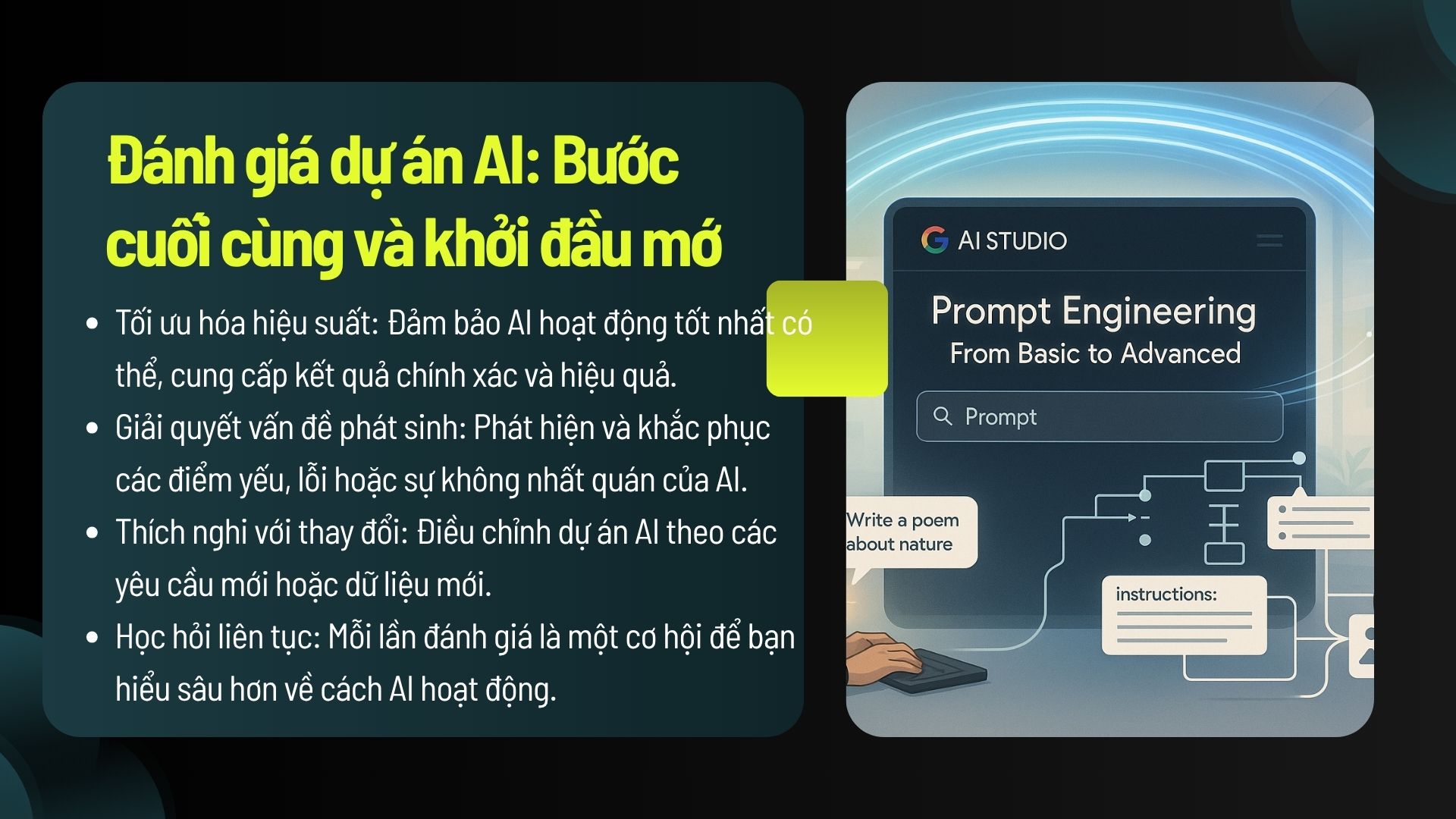 Đánh giá dự án AI: Bước cuối cùng và khởi đầu mới