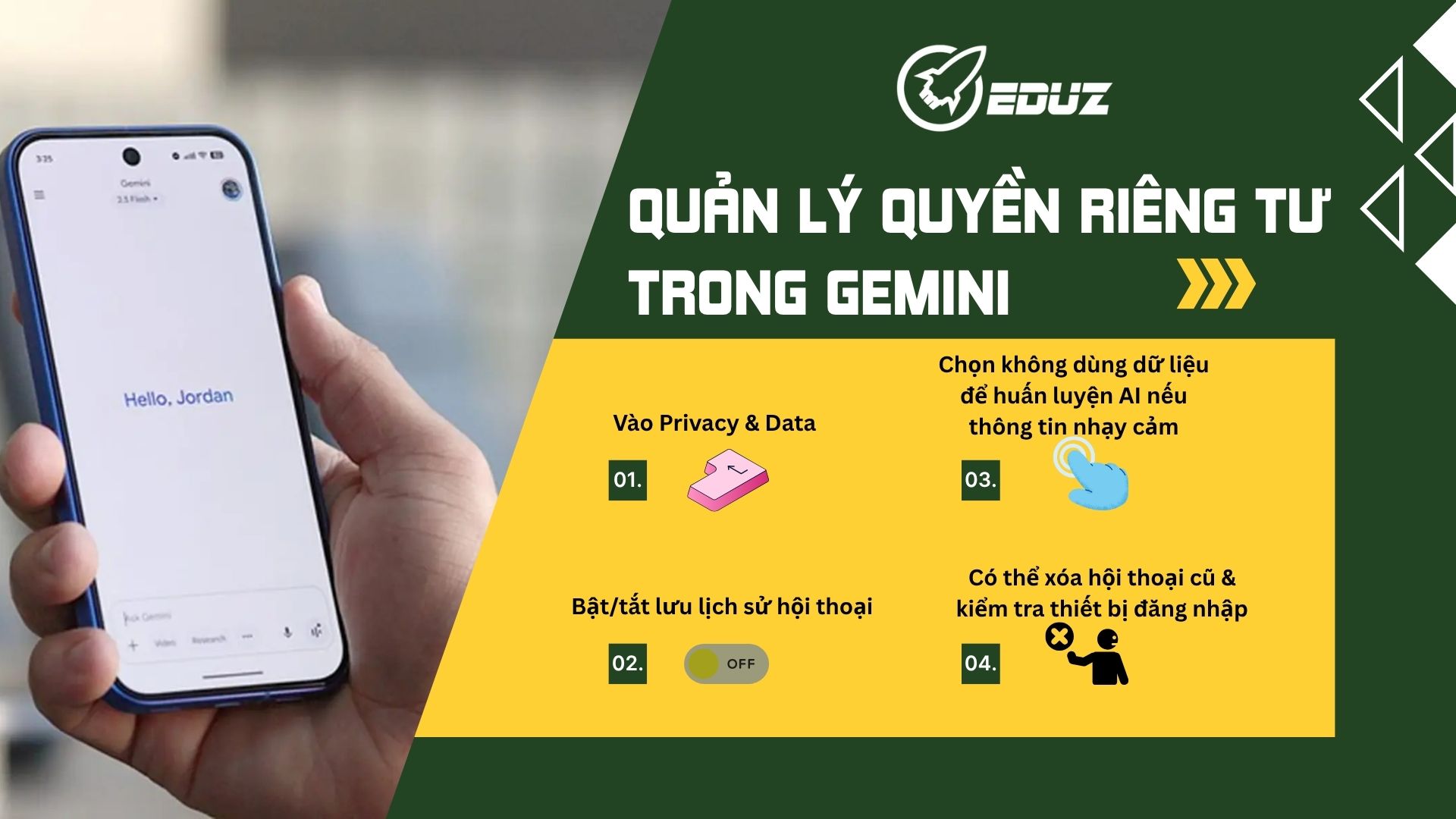 3. Quản Lý Quyền Riêng Tư – Giữ Dữ Liệu Của Bạn An Toàn