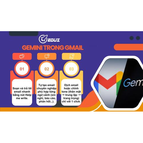 2. Sử dụng Gemini trong Gmail: Viết email nhanh, tự nhiên và chuyên nghiệp