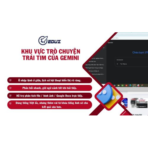 3. Khu Vực Trò Chuyện – Trái Tim Của Gemini