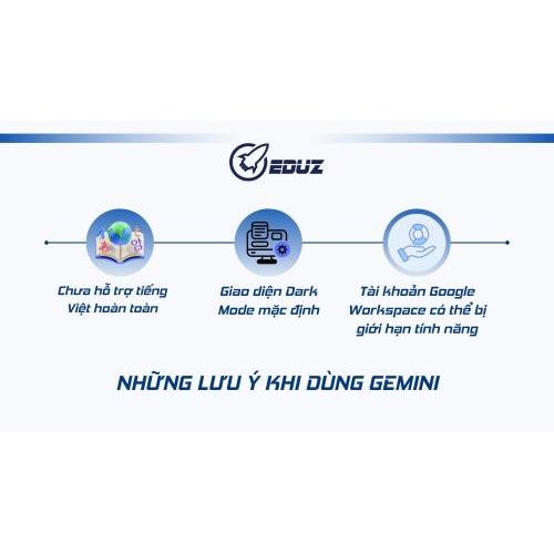 4. Những lưu ý khi lần đầu sử dụng Gemini