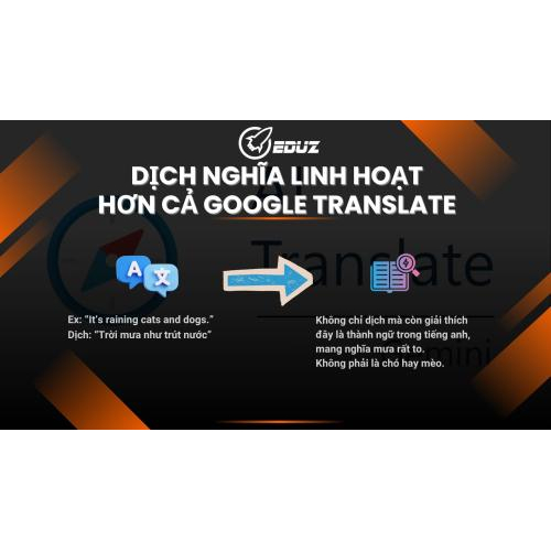 1. Dịch nghĩa linh hoạt – hơn cả Google Translate