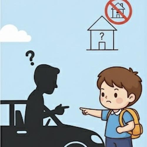 Chúng mình có nên kể cho người lạ biết nhà mình ở đâu, hoặc mình đang đi đâu không? Vì sao?