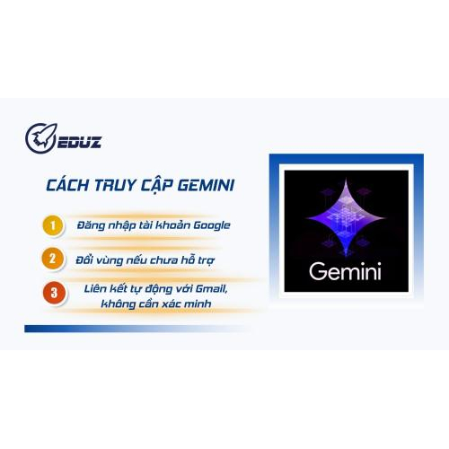 2. Trải nghiệm tạo tài khoản Google và truy cập Gemini