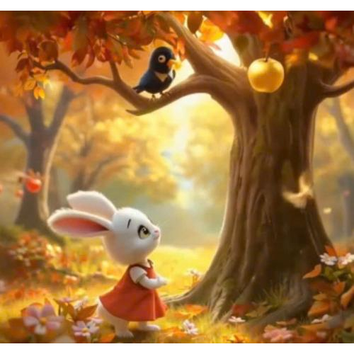 Nếu em là Thỏ, khi thấy Nhím ôm quả táo chạy đi, em sẽ làm gì?