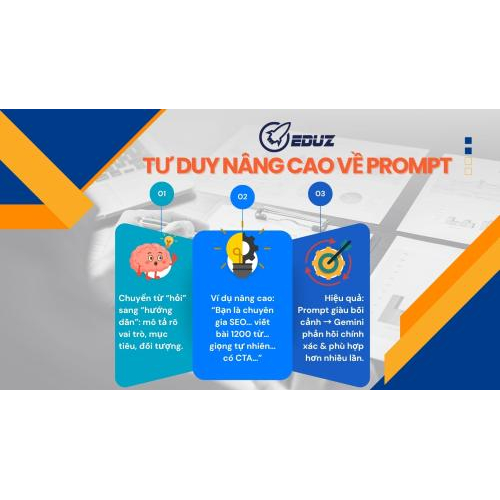 1. Tư duy nâng cao về prompt – Từ “hỏi” sang “hướng dẫn”