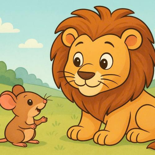 Câu chuyện: Sư Tử và Chuột Nhắt