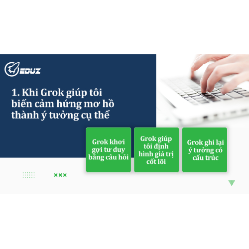 1. Khi Grok giúp tôi biến cảm hứng mơ hồ thành ý tưởng cụ thể