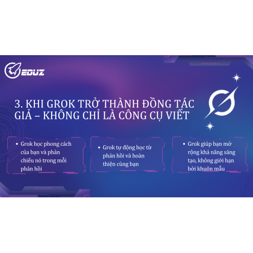3.Khi Grok trở thành đồng tác giả – không chỉ là công cụ viết