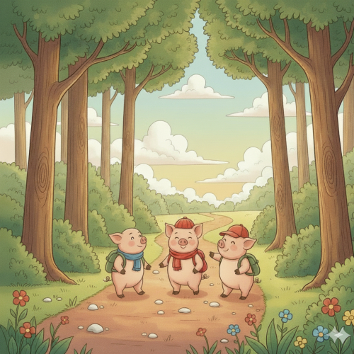 Câu chuyện: Ba chú heo