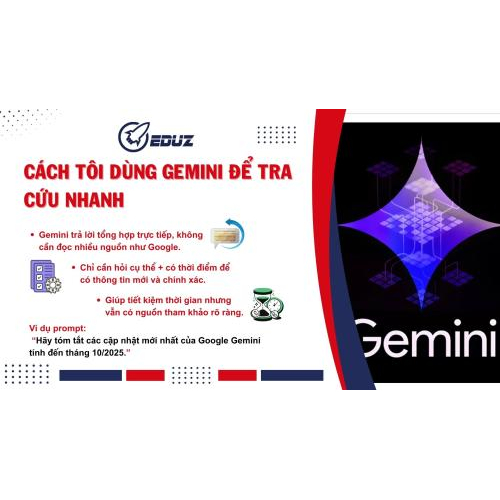 1. Cách tôi dùng Gemini để tra cứu nhanh thông tin