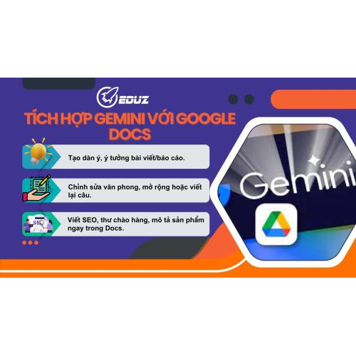 1. Tích hợp Gemini với Google Docs: Viết, chỉnh sửa và sáng tạo nội dung