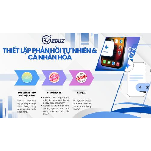 3. Thiết lập phản hồi tự nhiên và cá nhân hoá