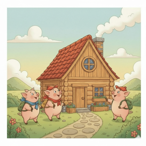 Câu chuyện: Ba chú heo