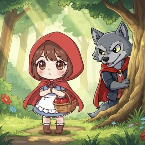 Câu chuyện: Cô Bé Quàng Khăn Đỏ