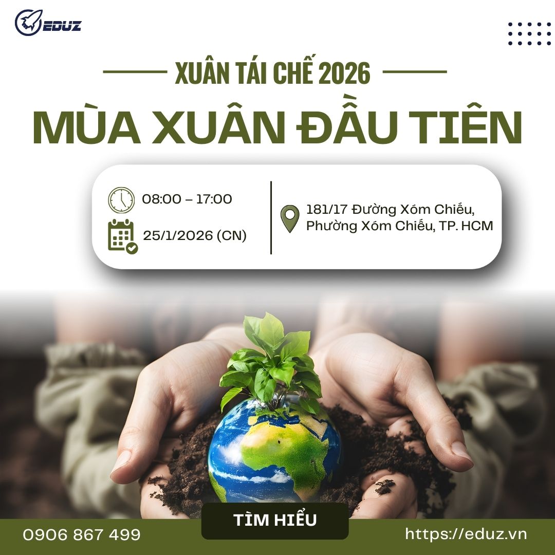 Xuân Tái Chế 2026 – Mùa Xanh Đầu Tiên: Khi Đồ Cũ Bắt Đầu Một Hành Trình Mới
