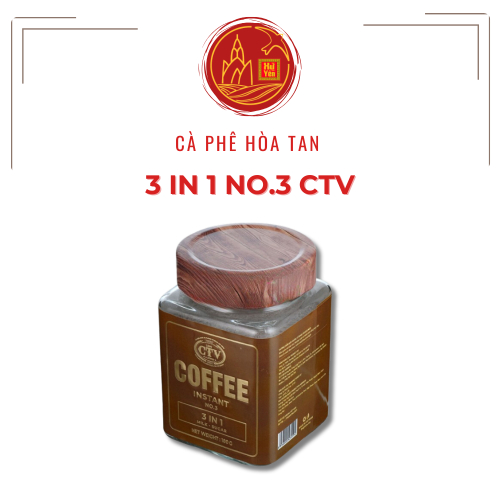 Cà Phê Hòa Tan 3 in 1 No.3 CTV Hũ 180g