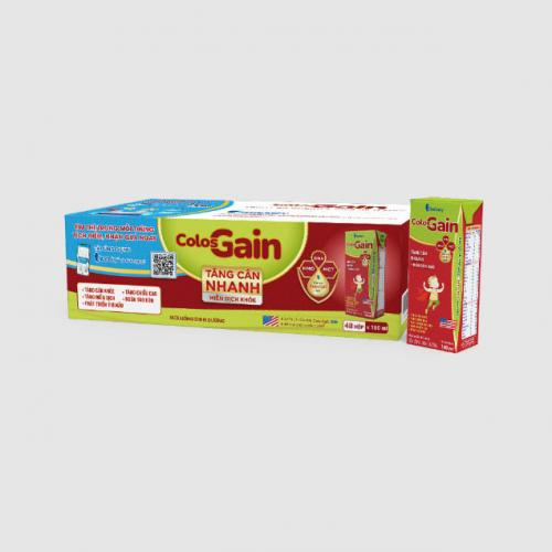 Sữa Bột Pha Sẵn ColosGain Hộp 180ml(Thùng 48 Hộp)