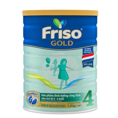 Sữa Bột Frisolac Gold 4 Lon 1.4kg (2-6 Tuổi)