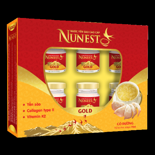 Nước Yến Cao Cấp Nunest Gold Có Đường