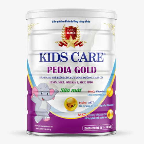 Sữa Mát KIDS CARE PEDIA GOLD Lon 900gr (1-10 Tuổi)