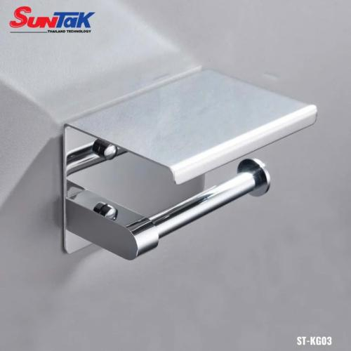 Kệ Treo Giấy Vệ Sinh Inox Bóng ST-KG03 SunTak